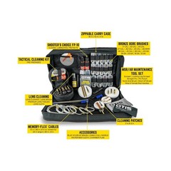 Elite Gun Cleaning Kit w/ Rods, Brushes & Oil – Select Your Style
