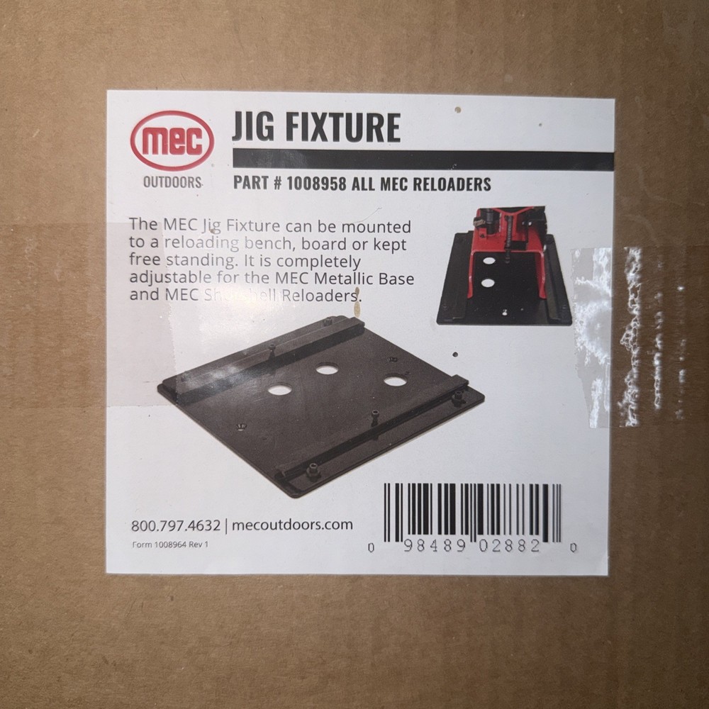 MEC Reloading Jig Fixture for Single or Progressive Reloaders – 8958