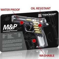 TekMat Original Gun Cleaning Mat – 17″ X 11″ – Smith & Wesson M&P Cutaway