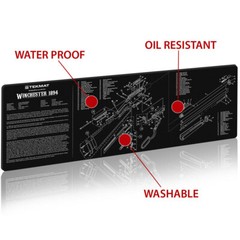 Long Gun Illustrated Gun Cleaning and Repair Mat, Neoprene, Choice of Design