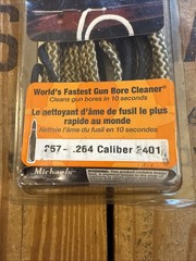 Hoppe’s 9 rifle bore snake cleaner – .257 – .264 Caliber #24013