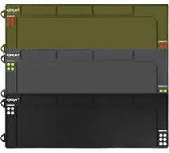 Rifle Shotgun Gun Cleaning Mat Large Magnetized Divider Trays Dark Grey