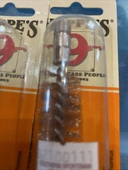 Hoppe’s 1312P Phosphor Bronze Brush 20 Gauge Shotgun 3 pack