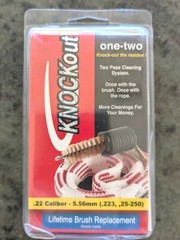 Gun Barrell Cleaning System KNOCKOUT one-two .22 Caliber – 5.56mm (.223, 25-250)