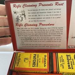 VINTAGE OUTERS GUNSLICK RIFLE GUN CLEANING KIT NO. 477 IN METAL BOX, With Box