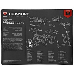 TekMat TEKR20SIGP226 Sig P226 Ultra 20 Cleaning Mat Black/White Rubber 15″x20″