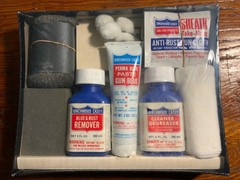 Vintage Birchwood Casey Stock Finish and Perma Blue Kits Boxes Shotgun