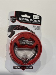 NEW! Real Avid Bore Boss .30/7.62 MM Clean Storing Pull Through Bore Cleaner