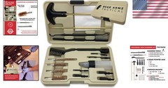 Universal Firearm Cleaning Set with Hard Case – Perfect for Pistols & Revolvers