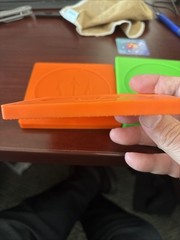 Maratac CountyComm Extreme Trident Parts Coasters Non Slip Zombie Green + Orange