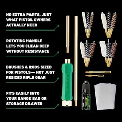 Field & Range Pistol Basics Cleaning Kit Complete Handgun Cleaning Set