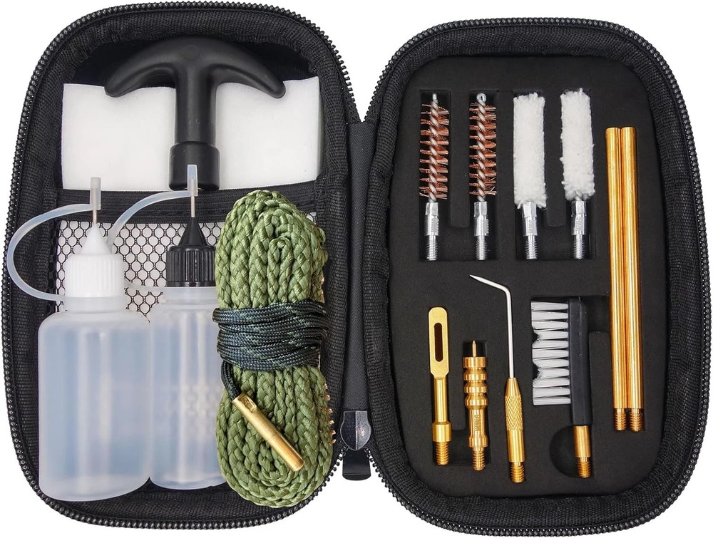 9mm Pistol Cleaning Kit, Handgun Cleaning kit for .357 .38 with 9mm Gun Snakes i