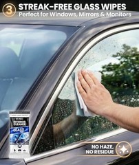 Car Wipes Interior Cleaning Kit -3-in-1 Car Cleaning Wipes 3 Pack (90 Wipes)