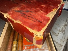 Gunslick Vintage Shotgun Cleaning Kit AS SHOWN Otters Labs Wood Man Cave Item