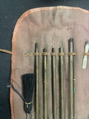 Ol’ Sarge Gun Cleaning Kit Handmade Tool Roll Period Correct USED Missing Handle