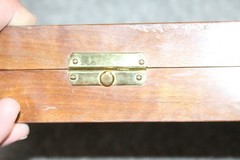 Vintage Orvis Wood Burl 12 Gauge Shotgun Cleaning Kit Presentation Box
