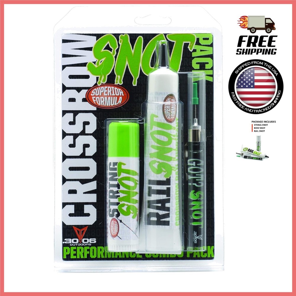 30-06 Snot Lube Clear 3-Pack: Odorless, Freeze-Resistant Lubricants