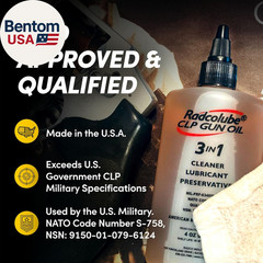 3-In-1 CLP Gun Oil, Lubricates & Preserves All Types of Firearms, Military-Grade