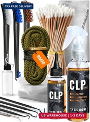 Gun Cleaning Kit Complete – 3″ Gun Cleaning Patches 9mm / 5.56 / 12ga, Double He