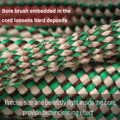 Bore Rope Gun Barrel Cleaning Snake for 12 Gauge .22 .223 .38 .308 .30 .303 Cal