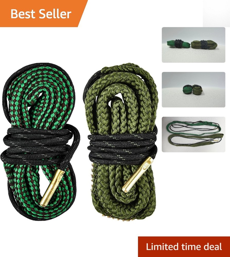 Effective Bore Cleaner & Rope Brush Set for 5.56mm, .308 – Easy Use & Reusable