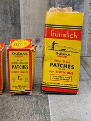 Vintage OUTERS Gunslick Gun Cleaning patches Lot