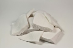 .35-.45 CALIBER/410 GA/8-9MM DRY 2″ SQUARE COTTON PATCHES QTY. 500 / EMSS2043F