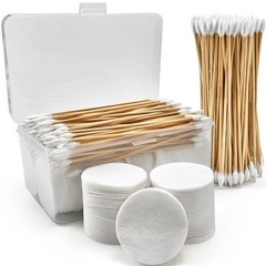 600PCS Round Gun Cleaning Patches and 200PCS Swabs – 800-Piece Rifle/Pistol C…