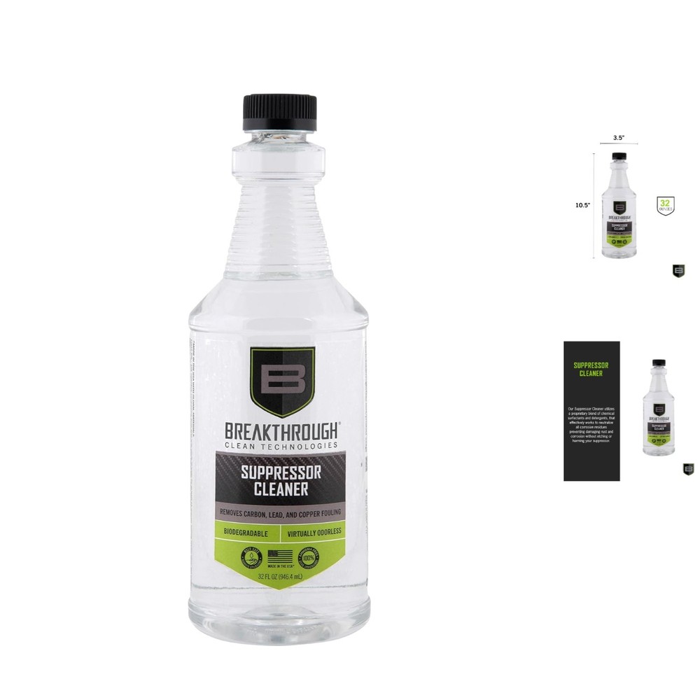 Biodegradable Suppressor Cleaner – 32 Fl Oz All-Purpose Unscented Liquid