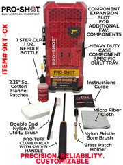 Pro-Shot 9mm Core X Pistol Cleaning Kit CORE ESSENTIALS SERIES 9KT-CX