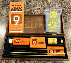 Hoppes Gun Cleaning Kit Deluxe Wooden Presentation No 9