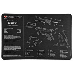 Tekmat Glock 42/43 Slimline Cleaning Mat – 11×17 inch-TEK-R17-GLOCK-42-43