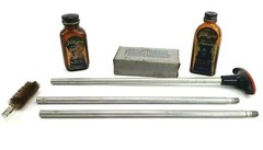 J.C. Higgins #722 Shotgun Cleaning Kit Tin Sears Catalog Vintage Used