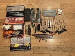Large Lot Rifle Gun Cleaning Rods Kits