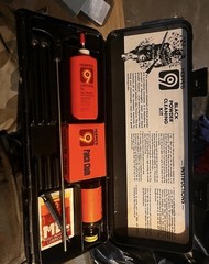 Vintage Hoppe’s No. 9 .22 Caliber Rifle Gun Cleaning Kit Model U22 Case Solvent