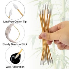 800PCS Double Ended Cotton Swabs 6″ Long – Lint Free Gun Cleaning & Makeup Tips