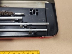 Vintage Outers Tin “Gunslick” Rifle Kit 30 Cal. w/original near full bottles