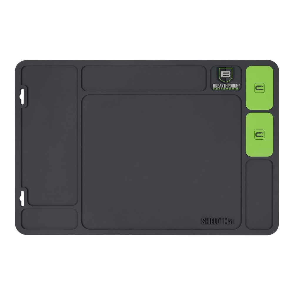 Breakthrough Clean BTSGMH Shield Mat Gray and Green PVC 17.88″x11.88″