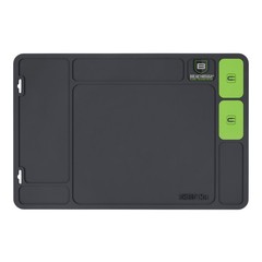 Breakthrough Clean BTSGMH Shield Mat Gray and Green PVC 17.88″x11.88″