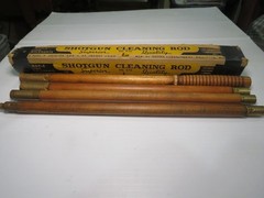 Vintage 4 Piece Wooden Maple Shotgun Cleaning Rod Made in USA 47″