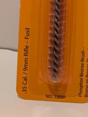 Hopps .35 Caliber 9 Mm Rifle Phosphor Bronze Cleaning Brush (3) New