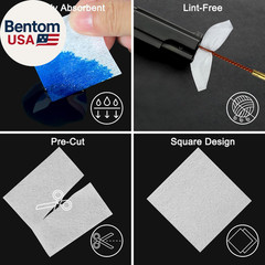 Gun Cleaning Supplies – Gun Cleaning Patches & Pointed Cotton Swabs for Pistol,
