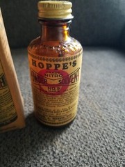Vintage 1937 HOPPE’S No.9 Nitro Powder Solvent Oil With Manual 30% full