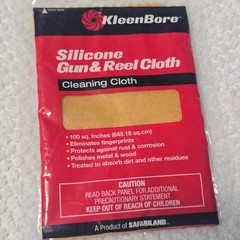 KleenBore Silicone Gun and Reel Cloth 100 Sq In Firearm Cleaning Polish GC-220S