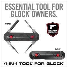Glock Accessories Kit – 2-in-1 Tool, 4-in-1 Tool & Pro Pack with Gun Mat & Clean