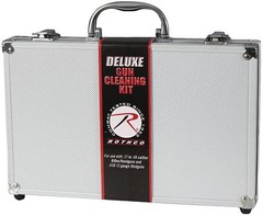 Deluxe Gun Cleaning Kit & Aluminum Carry Case, Universal Pistol Rifle Shotgun