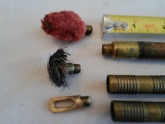 Vintage Eureka #95 3 Shotgun Cleaning Rods w/ 3 Implements, Ortginal Package