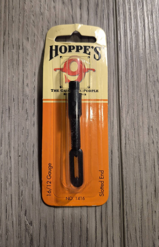 Hoppes Gun Cleaning NEW 16/12 Gauge Slotted Rod End