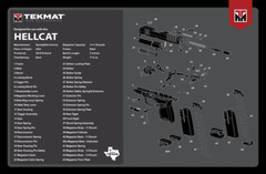 TekMat Handgun Cleaning Mat Hellcat
