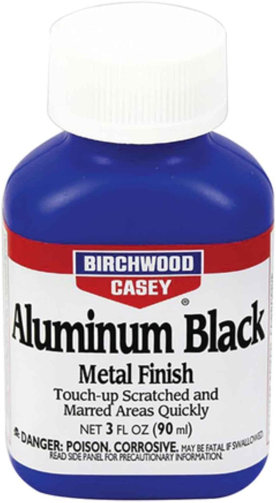 Fast-Drying Fast-Acting Aluminum Black Metal Finish for Restoring Scratched and